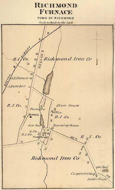 Historic Richmond Furnace Plat Map